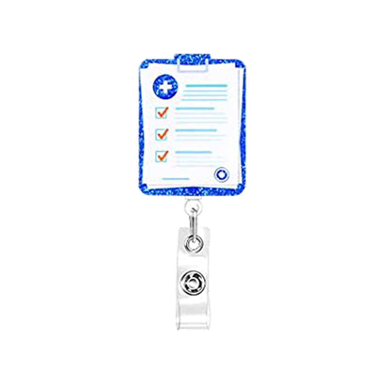 Wholesale Doctor Nurse Retractable Acrylic Keychains
